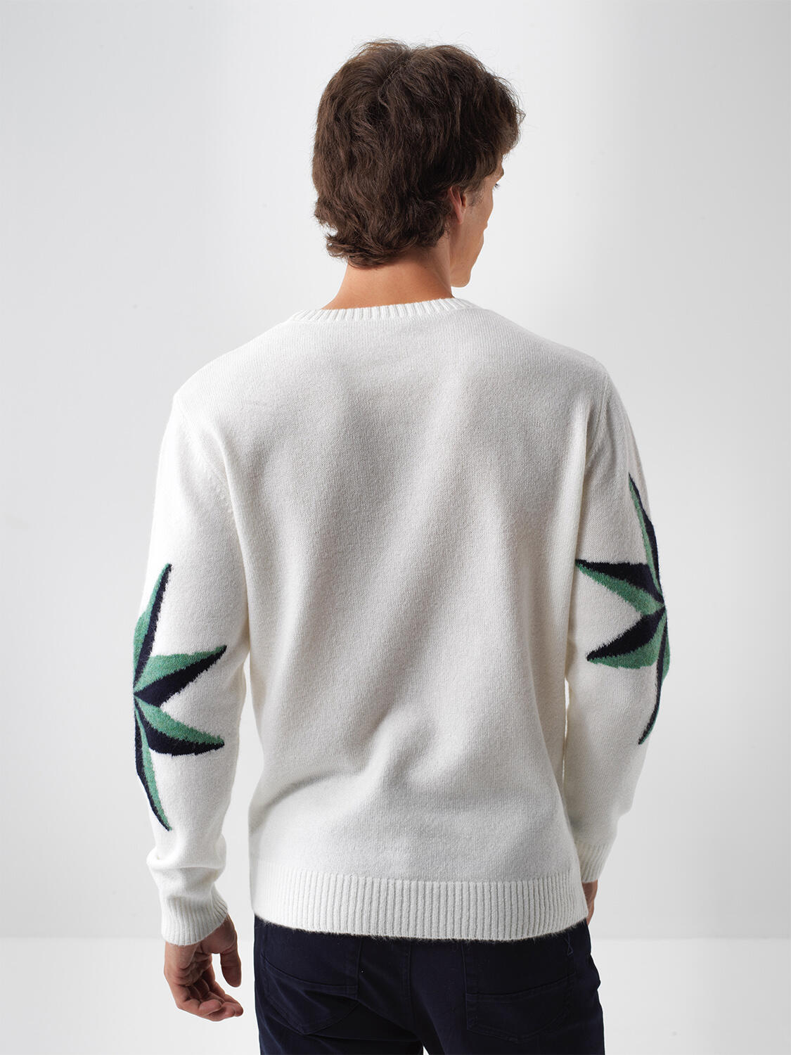 Mohair Patterned Sweater - 4