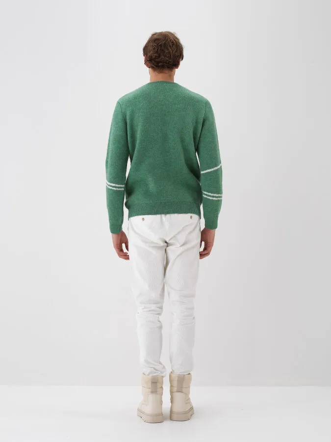 Mohair Patterned Sweater - 7