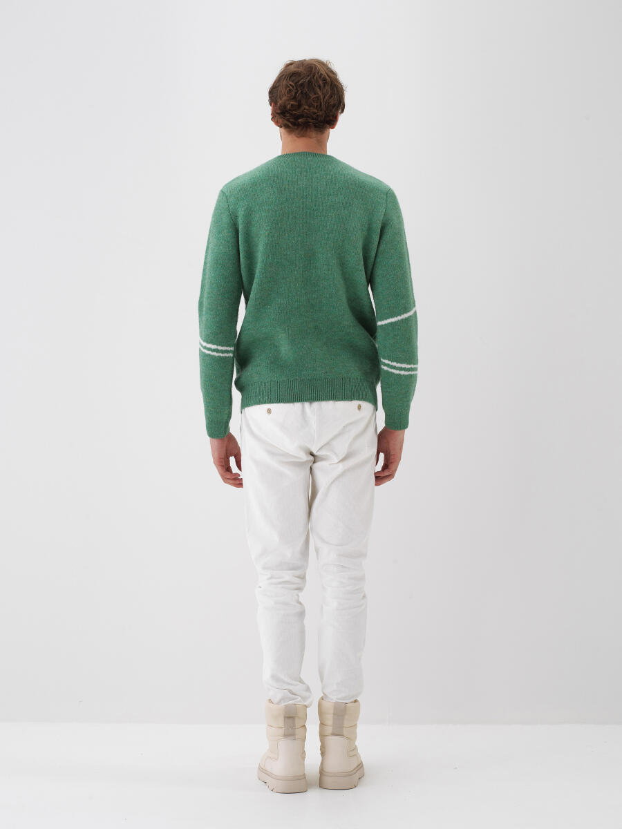 Mohair Patterned Sweater - 7