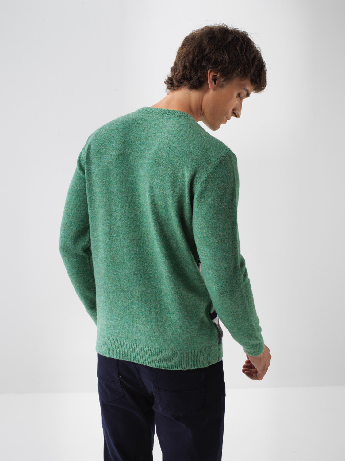 Mohair Patterned Sweater - Xint