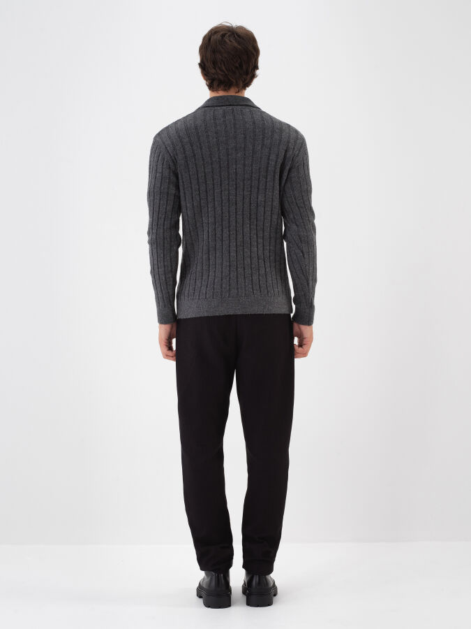 Mohair Polo Neck Sweater - Xint