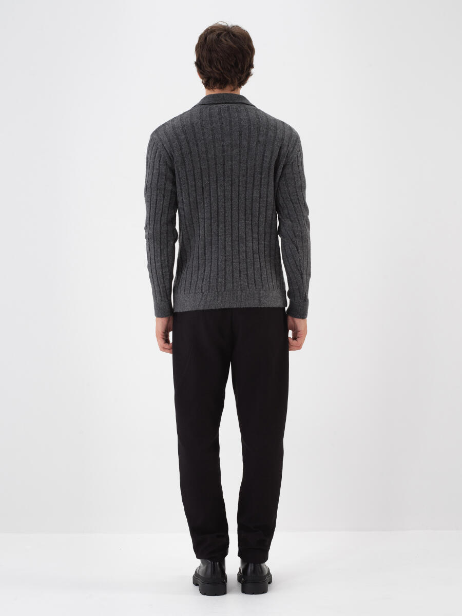 Mohair Polo Neck Sweater - 4