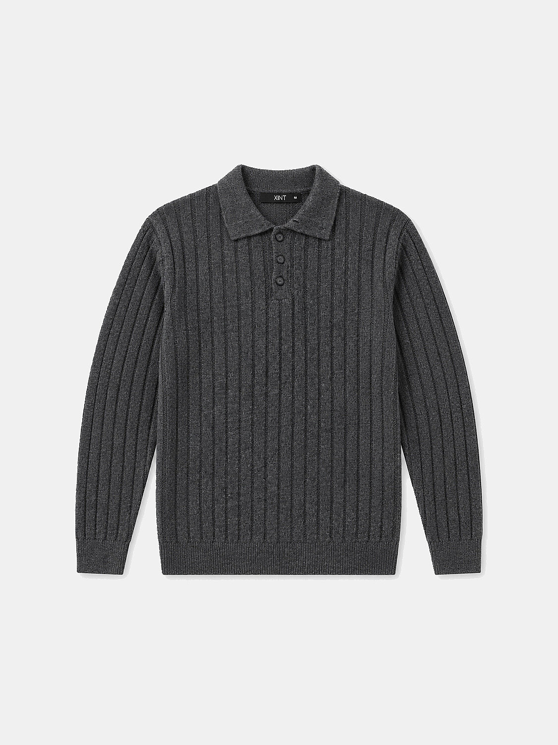 Mohair Polo Neck Sweater - 1