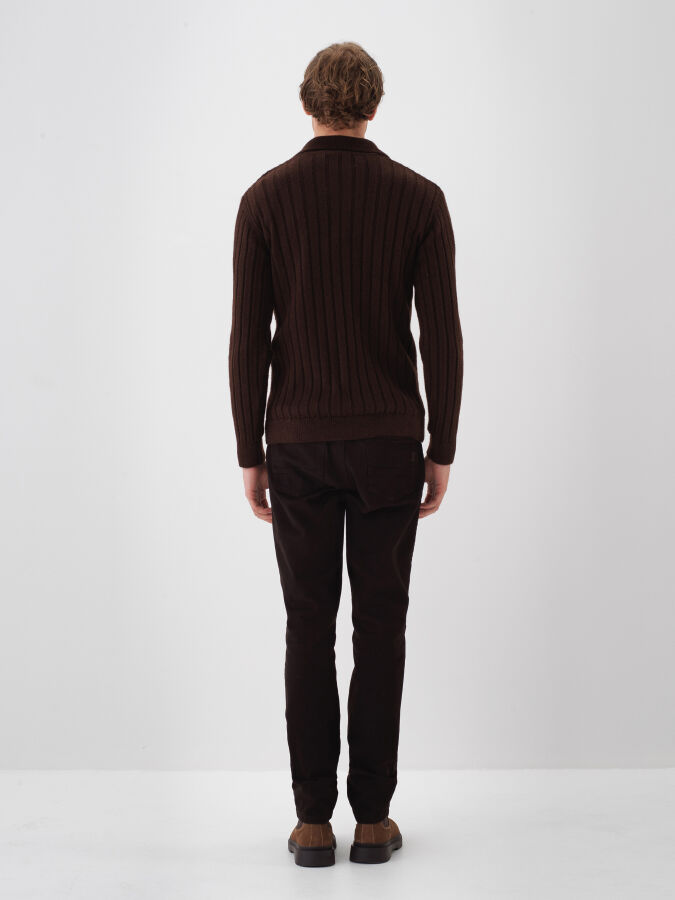 Mohair Polo Neck Sweater - Xint