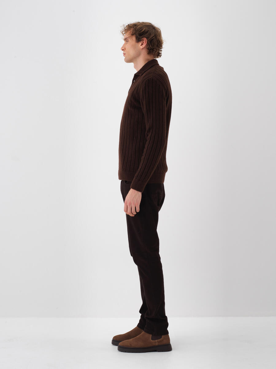 Mohair Polo Neck Sweater - 3