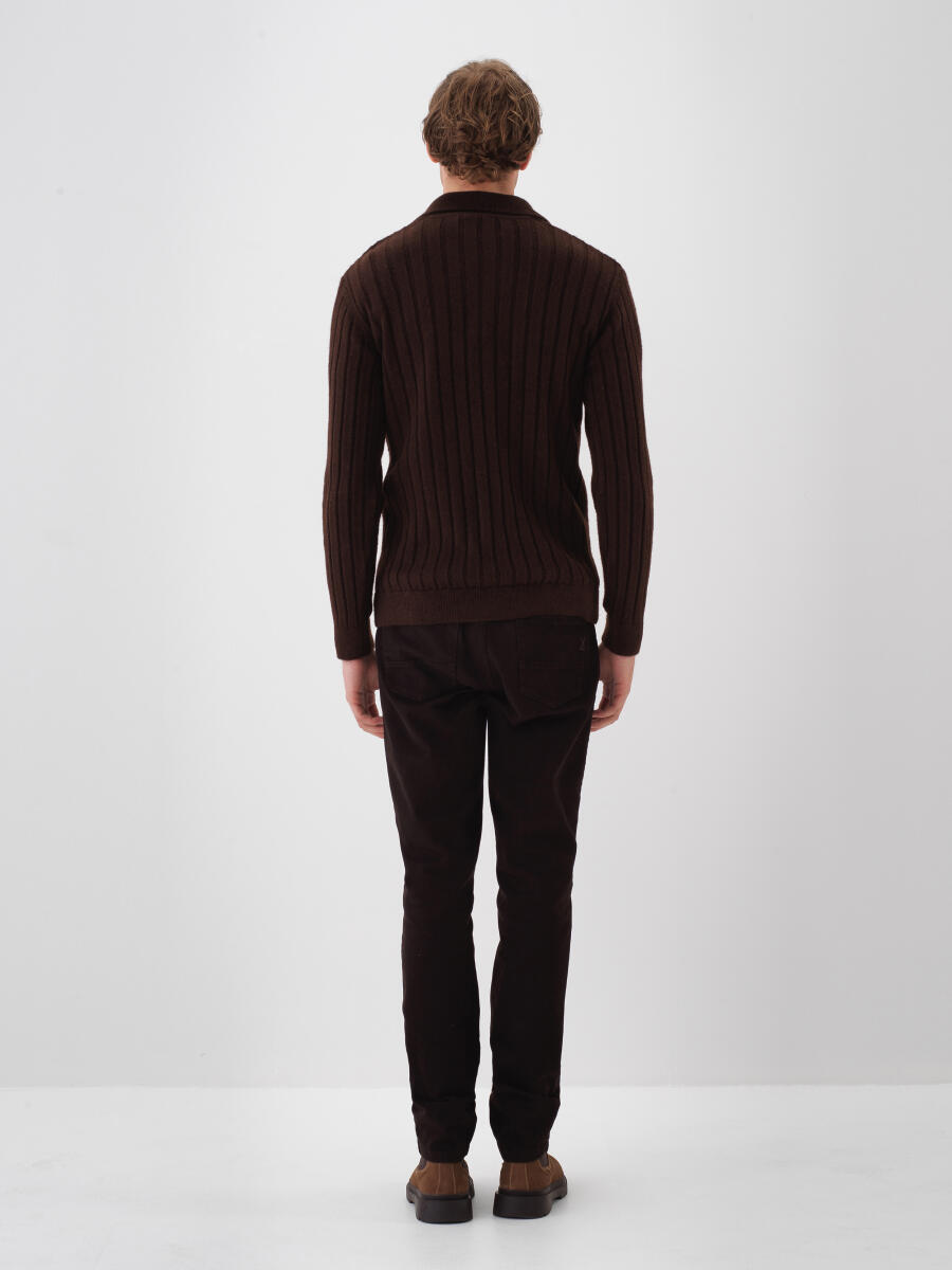 Mohair Polo Neck Sweater - 4