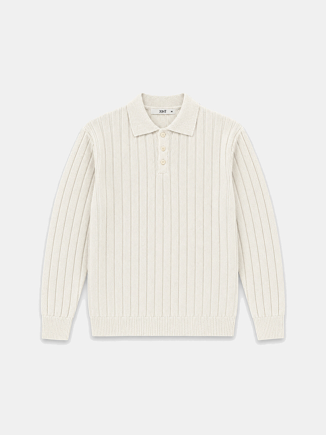Mohair Polo Neck Sweater - 1