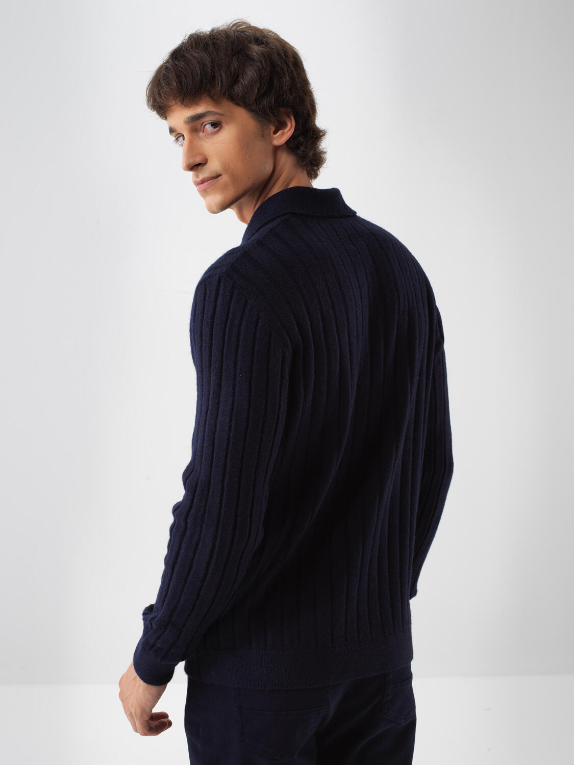 Mohair Polo Neck Sweater - 3