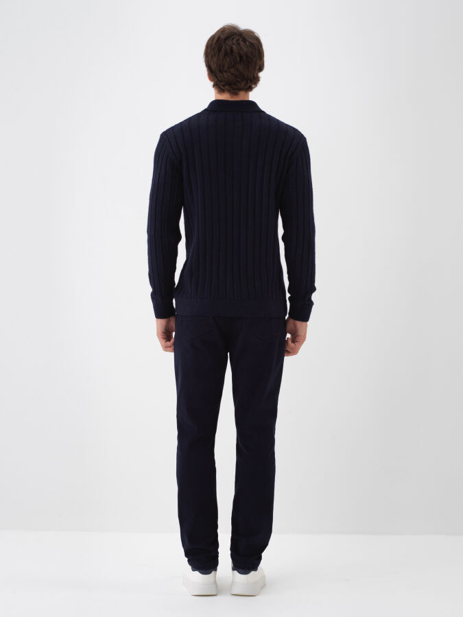 Mohair Polo Neck Sweater - Xint