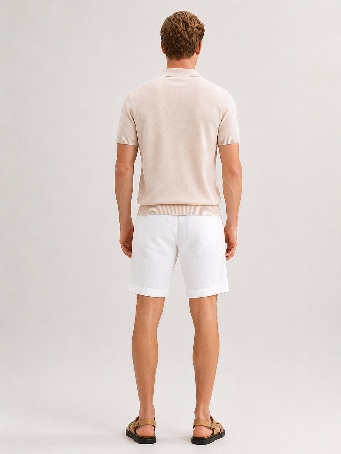 Natural Oversize Linen Sweater (4)