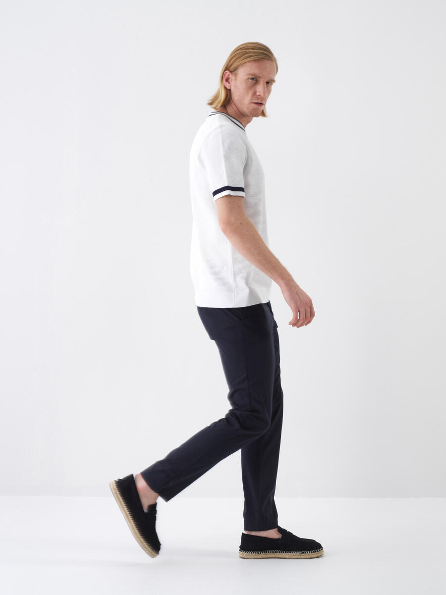 White Regular Fit Sweater - 3