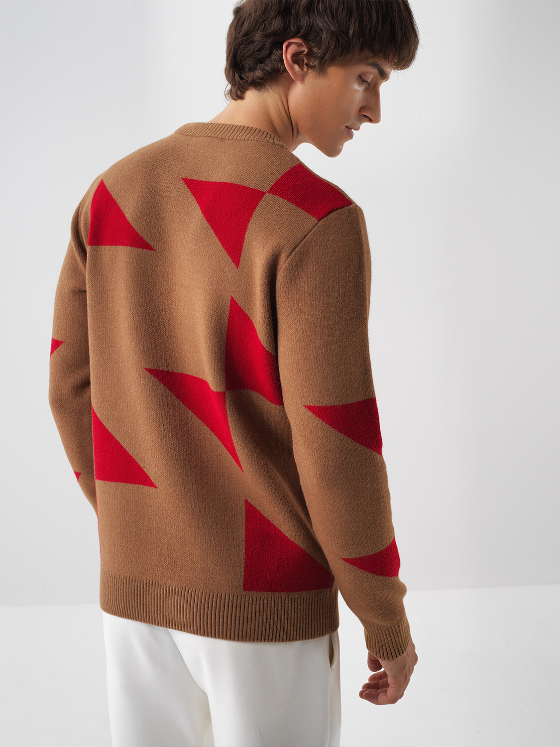 Wool Patterned Sweater - Xint