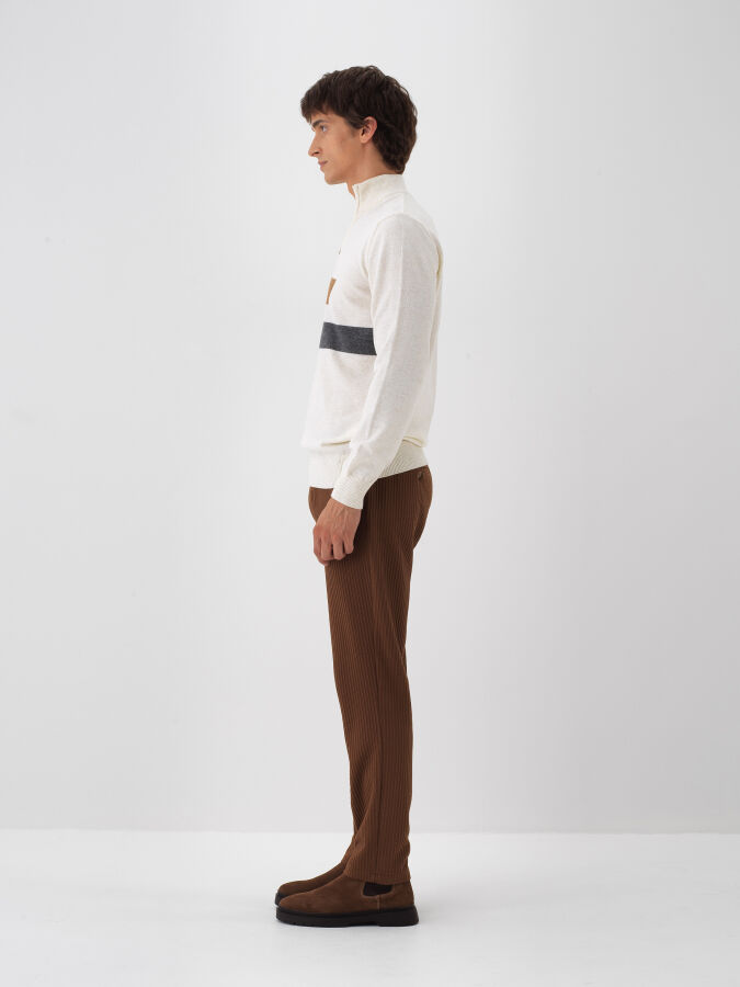 Wool Patterned Sweater - Xint