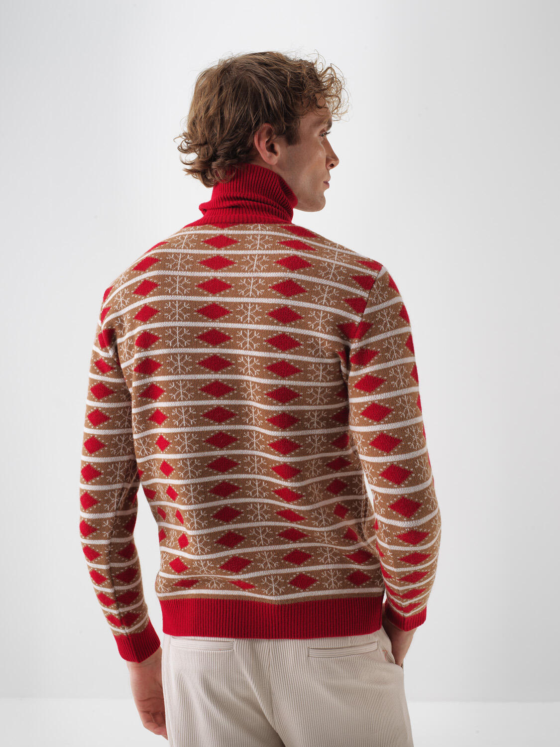 Wool Patterned Sweater - 4