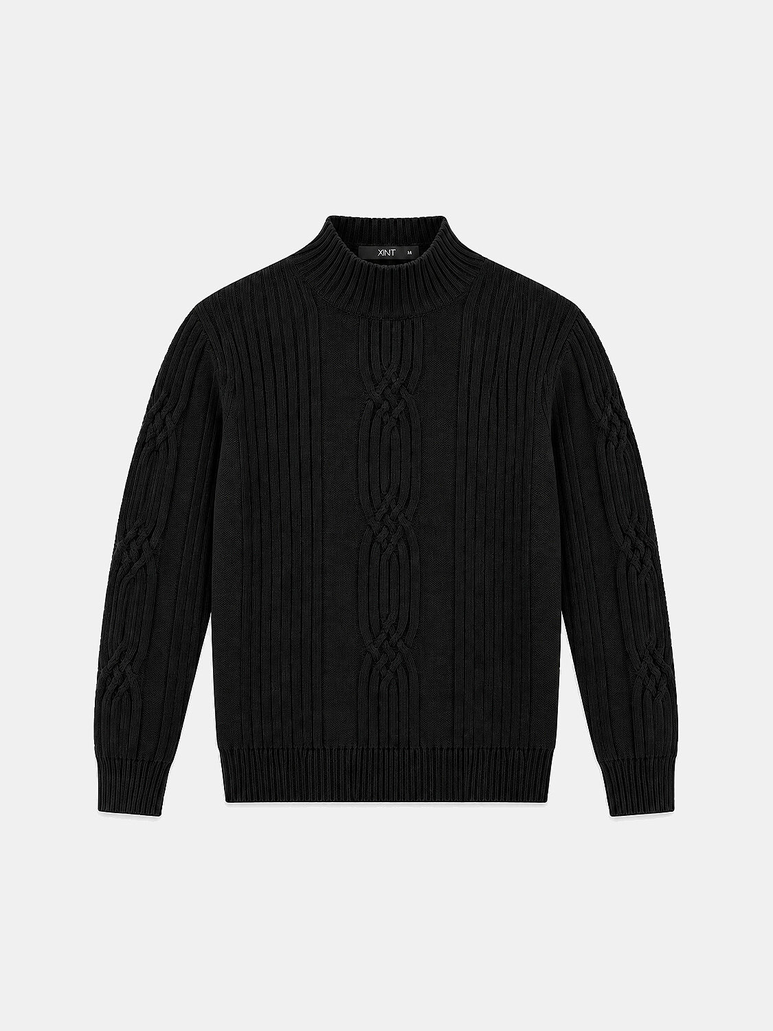 Wool Half-Turtleneck Sweater - 1