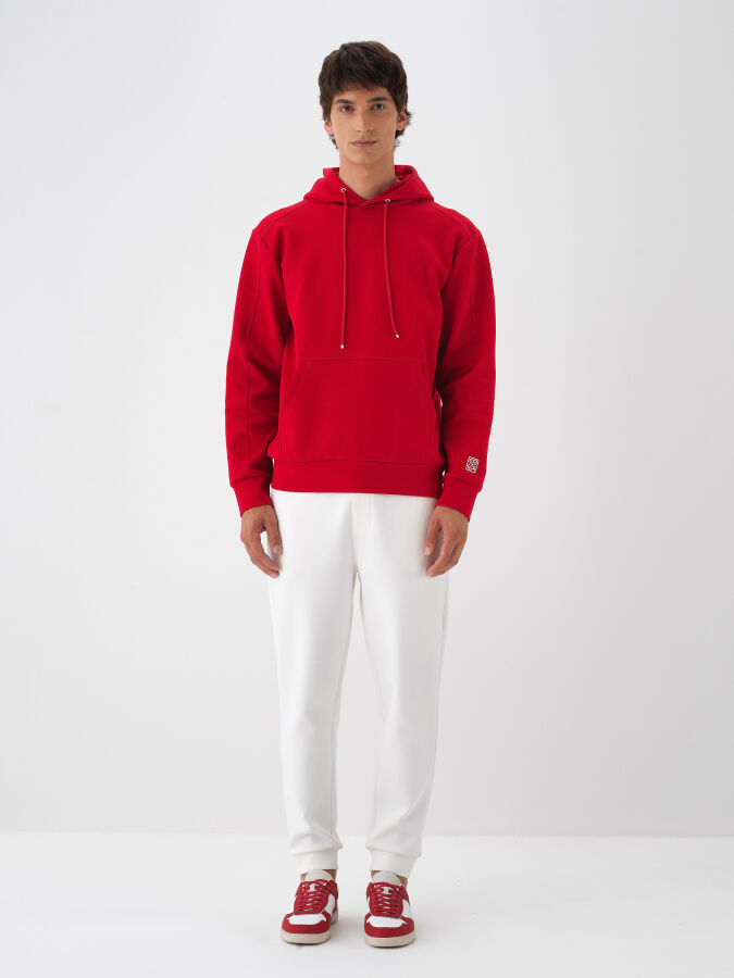 Cotton Hooded Sweatshirt - Xint