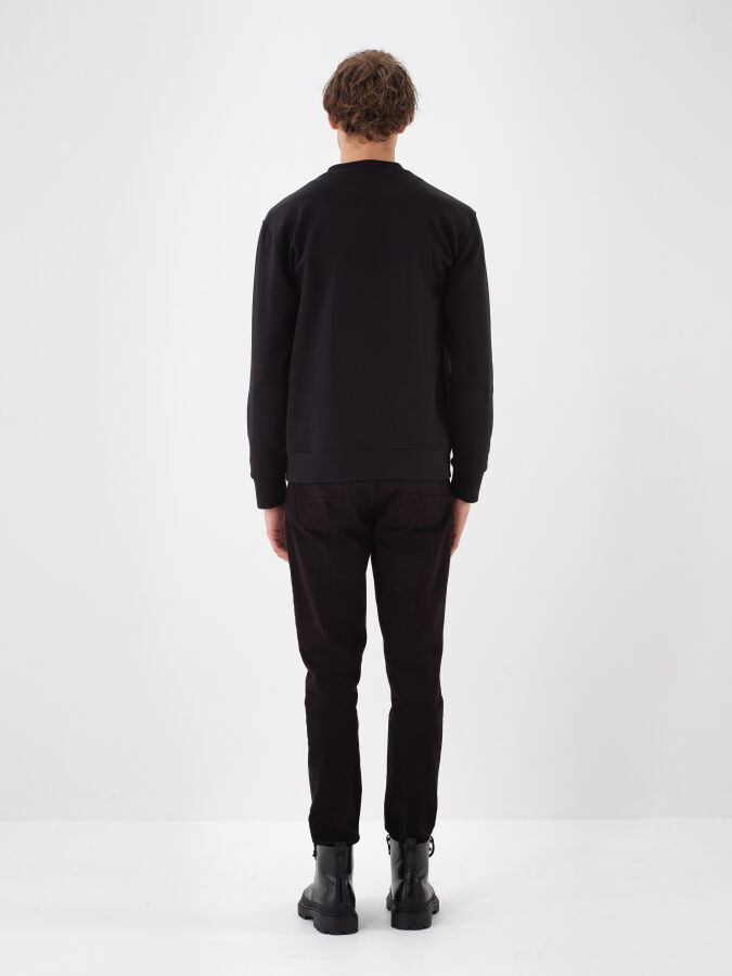 Cotton Printed Sweatshirt - Xint