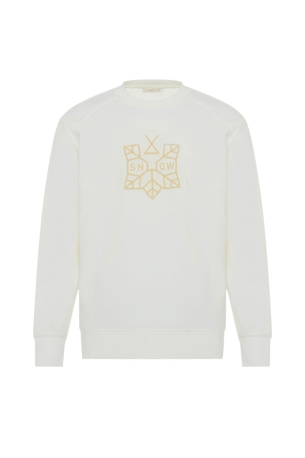 Cotton Printed Sweatshirt - Xint