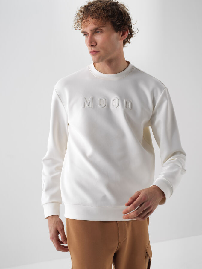 Cotton Printed Sweatshirt - Xint