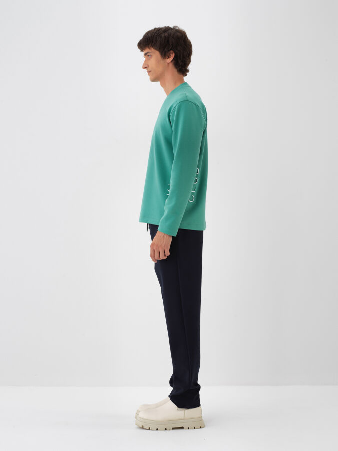 Cotton Printed Sweatshirt - Xint