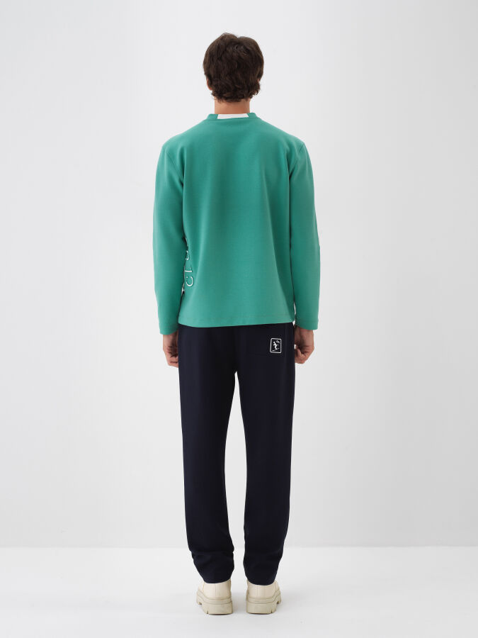 Cotton Printed Sweatshirt - Xint