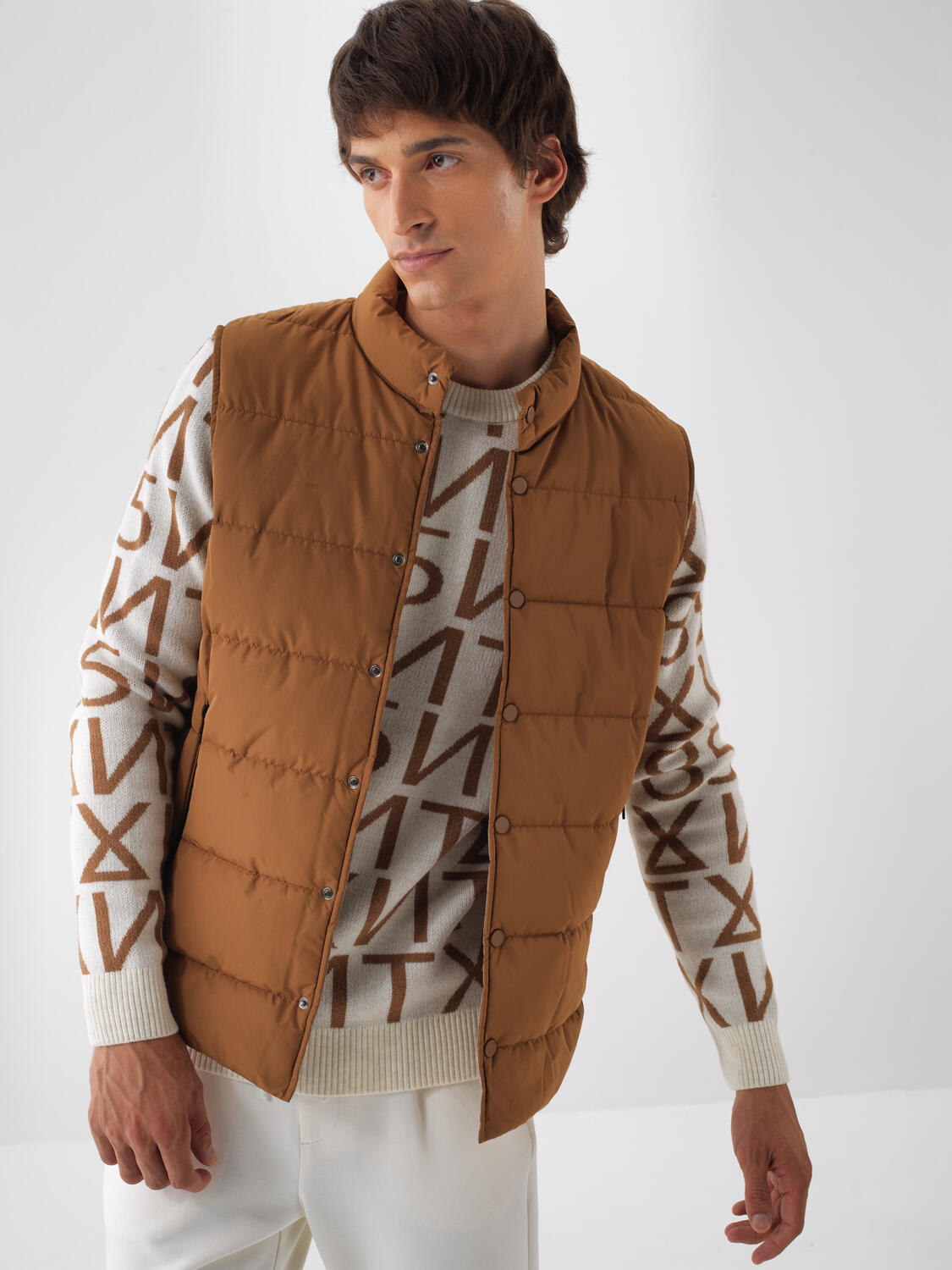 Plain Puffer Vest - 2