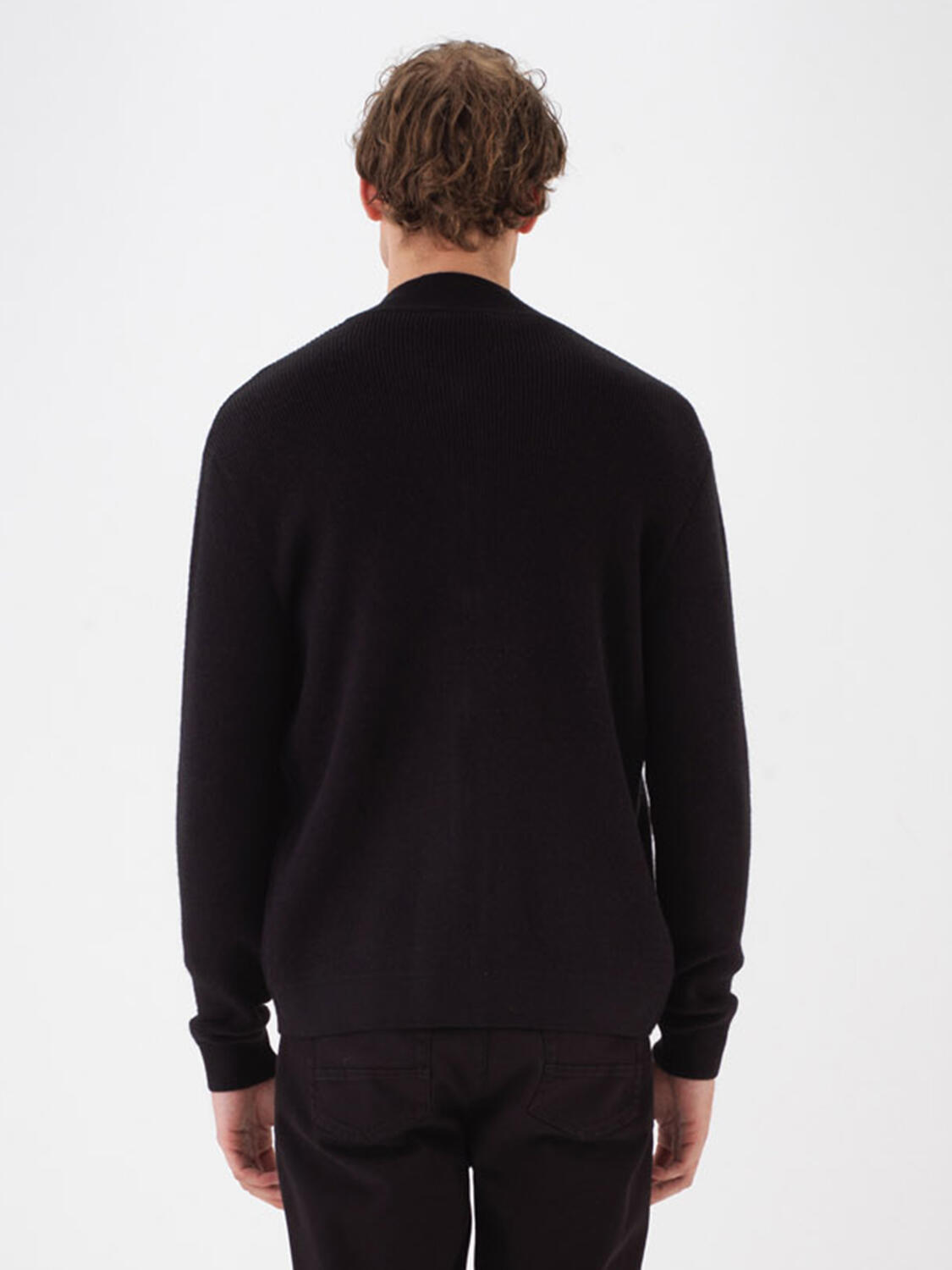 Wool Plain Cardigan - 4