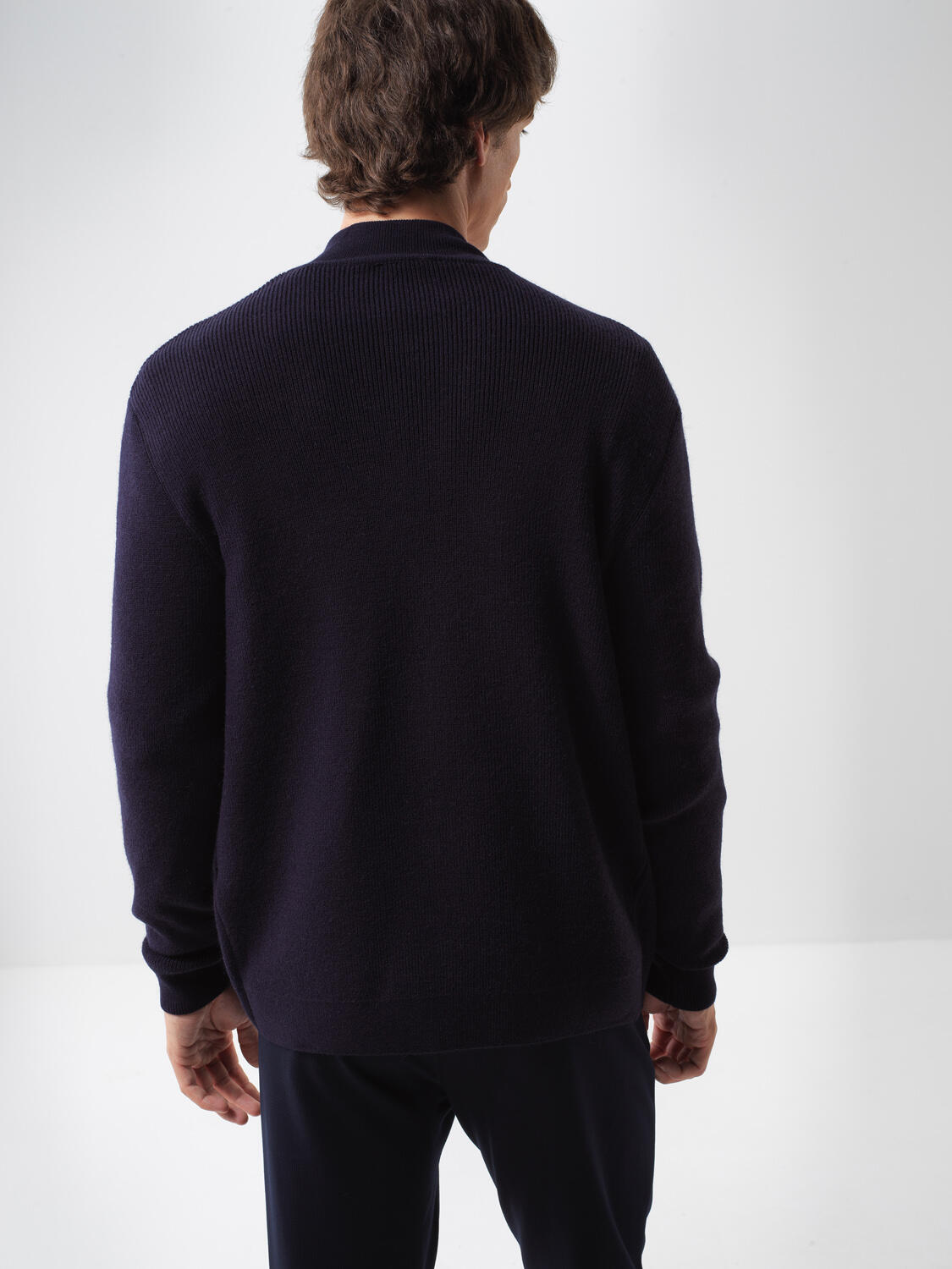 Wool Plain Cardigan - 5