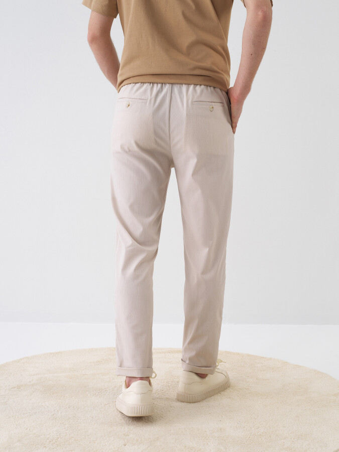 Natural Slim Fit Jogger Trousers - 4