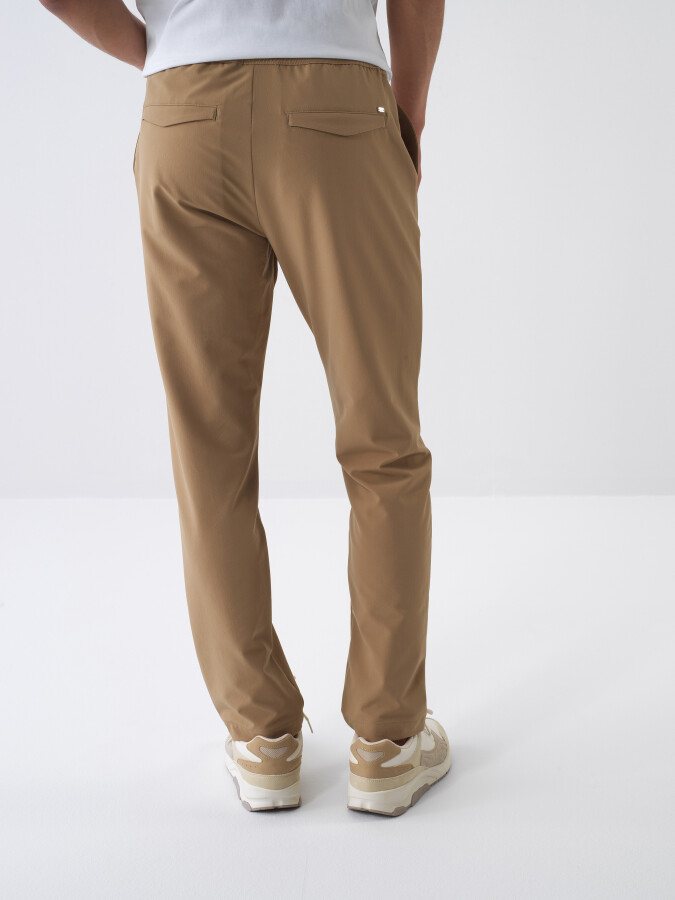 Camel Slim Fit Jogger Trousers - 4