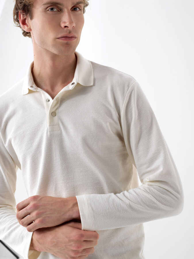 100% Cotton Basic Polo Neck T-Shirt - Xint