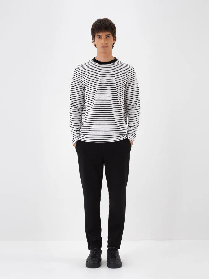 100% Cotton Striped T-Shirt - Xint