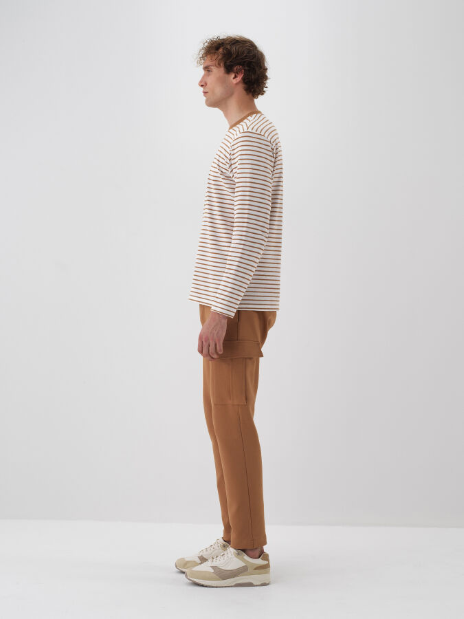 100% Cotton Striped T-Shirt - Xint