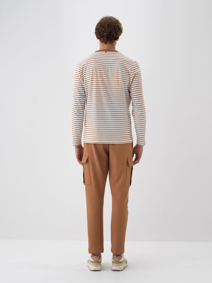 100% Cotton Striped T-Shirt - Xint