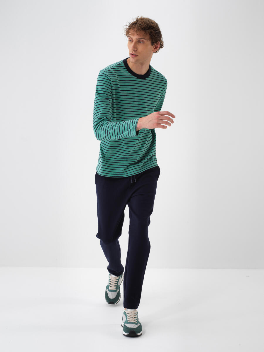 100% Cotton Striped T-Shirt - 3