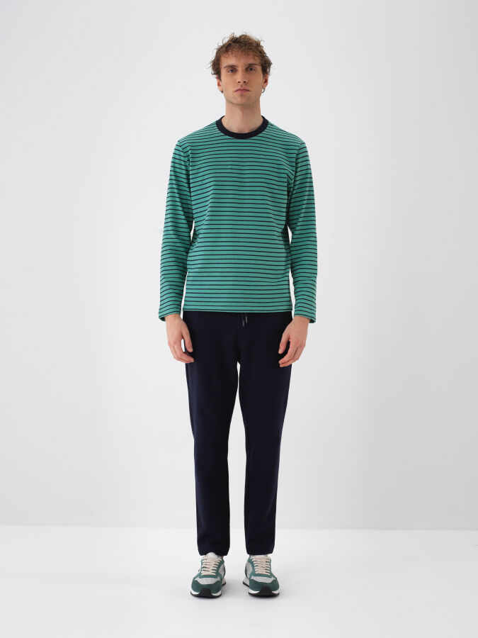 100% Cotton Striped T-Shirt - Xint