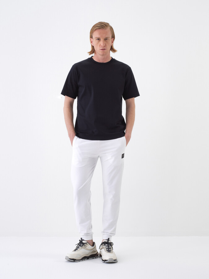 Black Regular Fit Cotton T-Shirt - 2