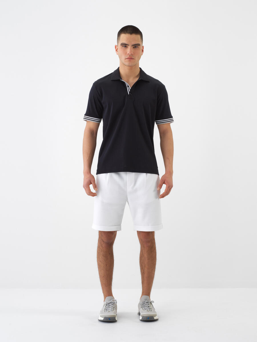 Black Regular Fit Cotton T-Shirt - 2