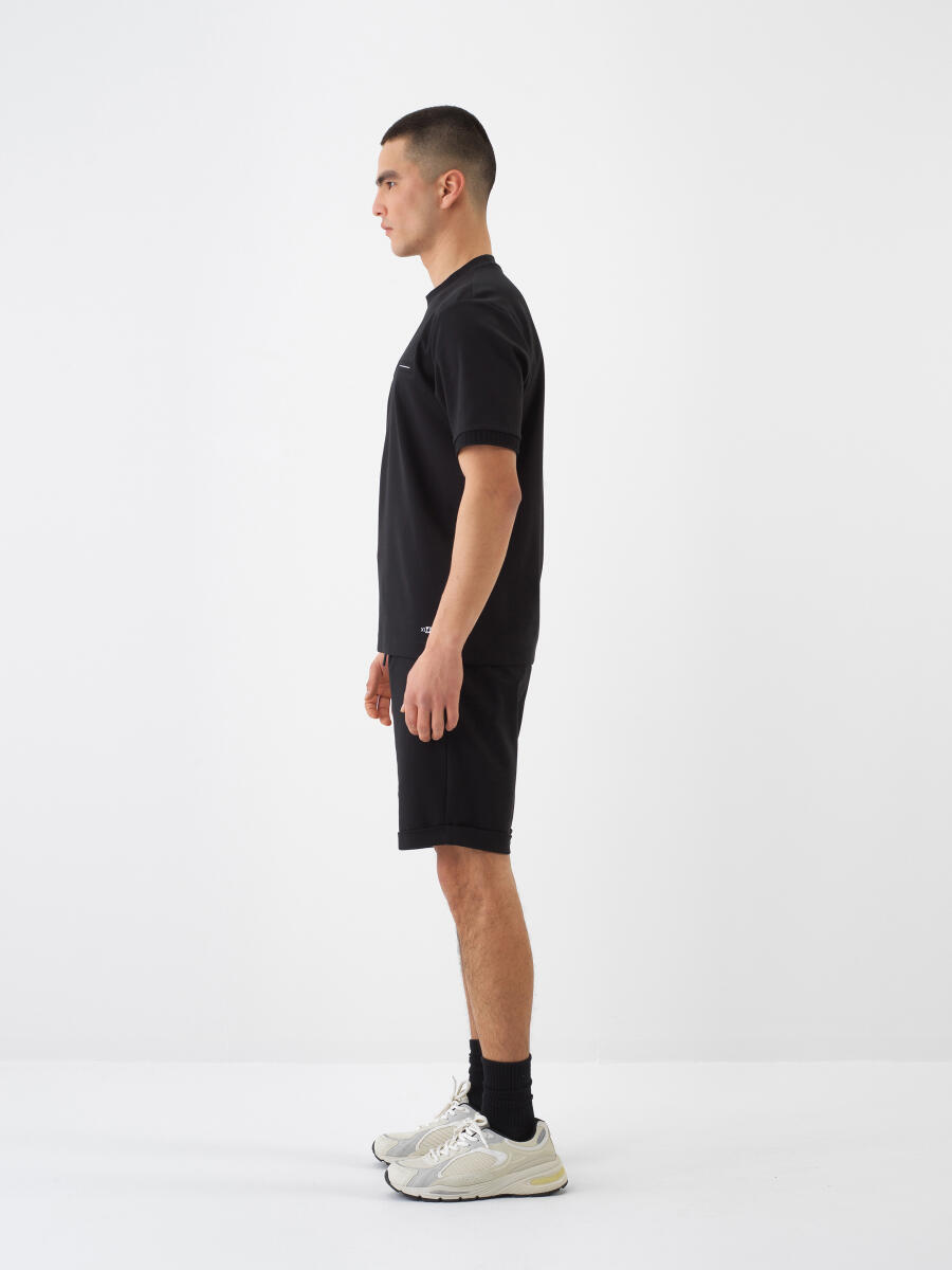 Black Regular Fit Cotton T-Shirt - 3