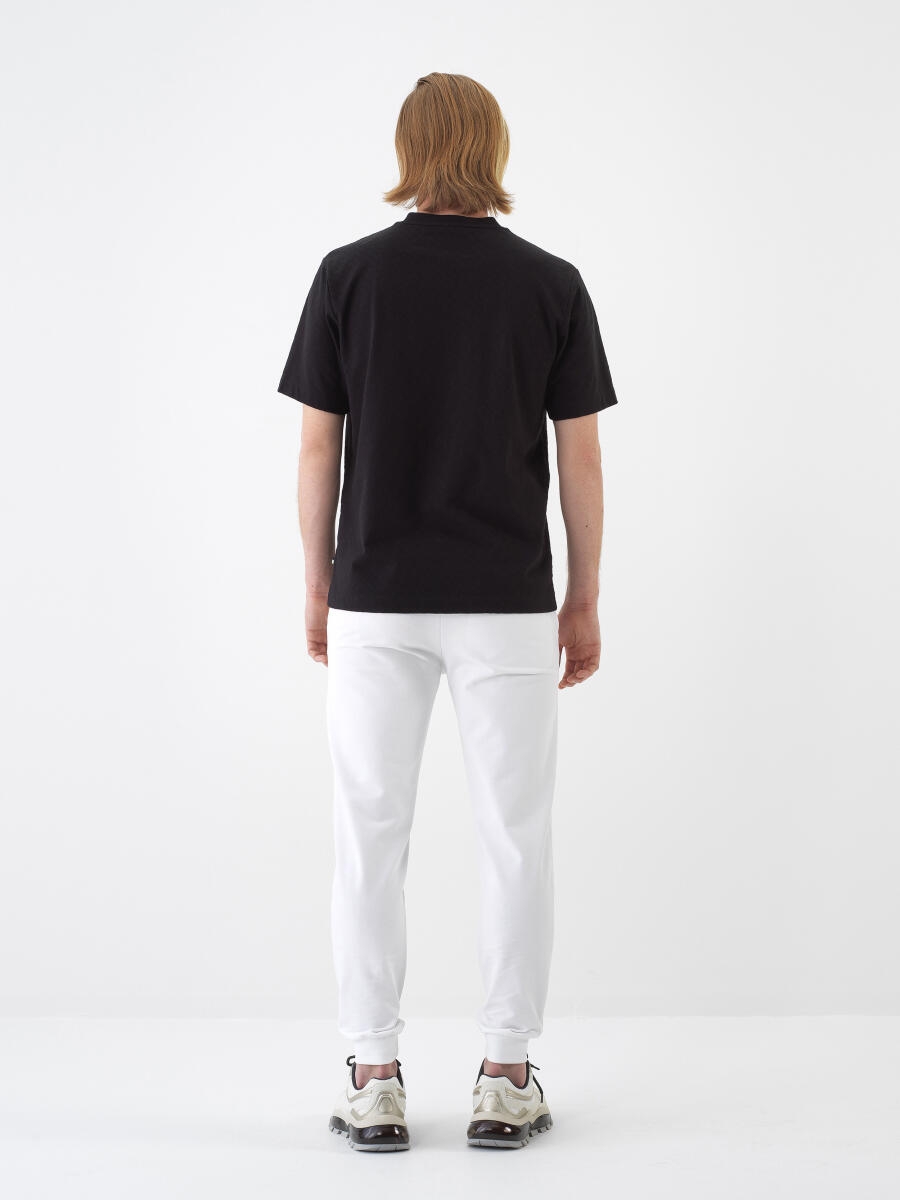 Black Regular Fit Cotton T-Shirt - 5
