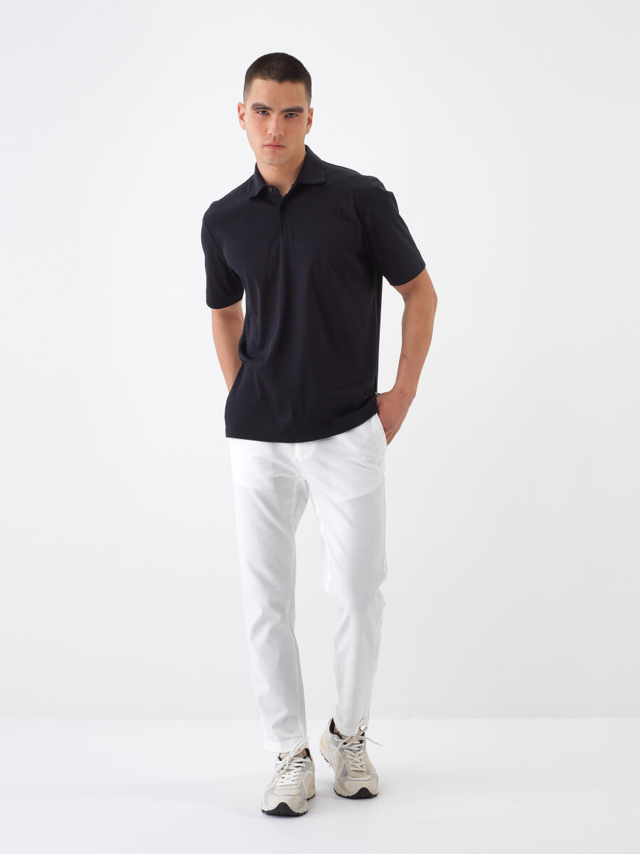 Black Regular Fit Cotton T-Shirt - 1