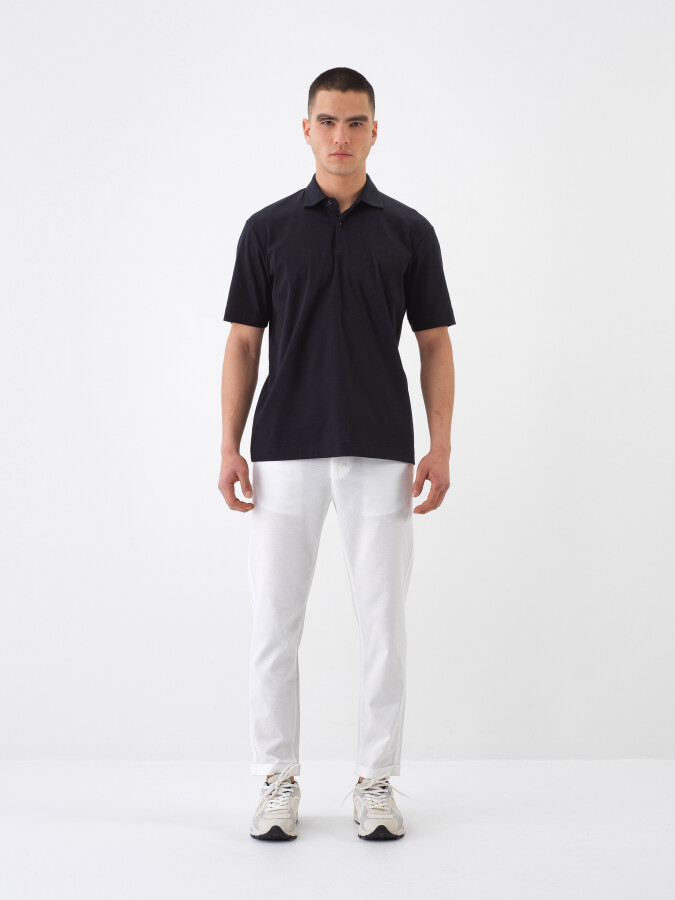 Black Regular Fit Cotton T-Shirt (1)