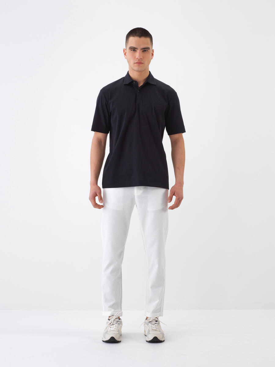 Black Regular Fit Cotton T-Shirt - 2