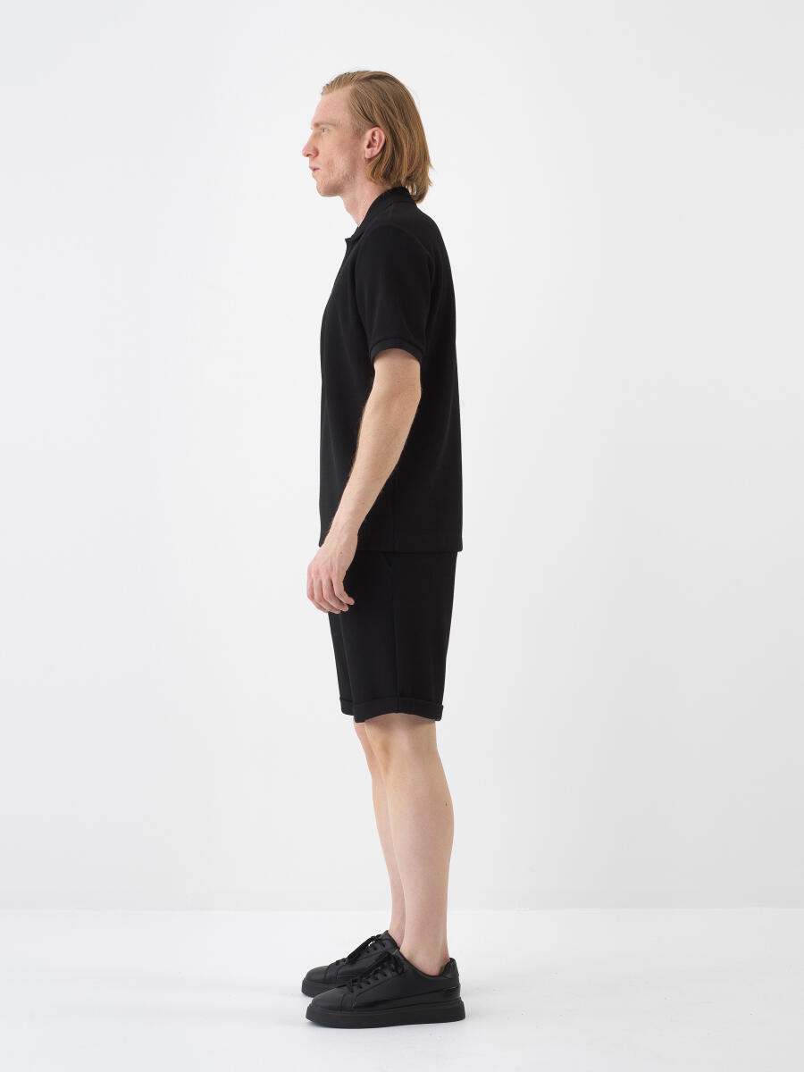 Black Regular Fit T-Shirt - 3