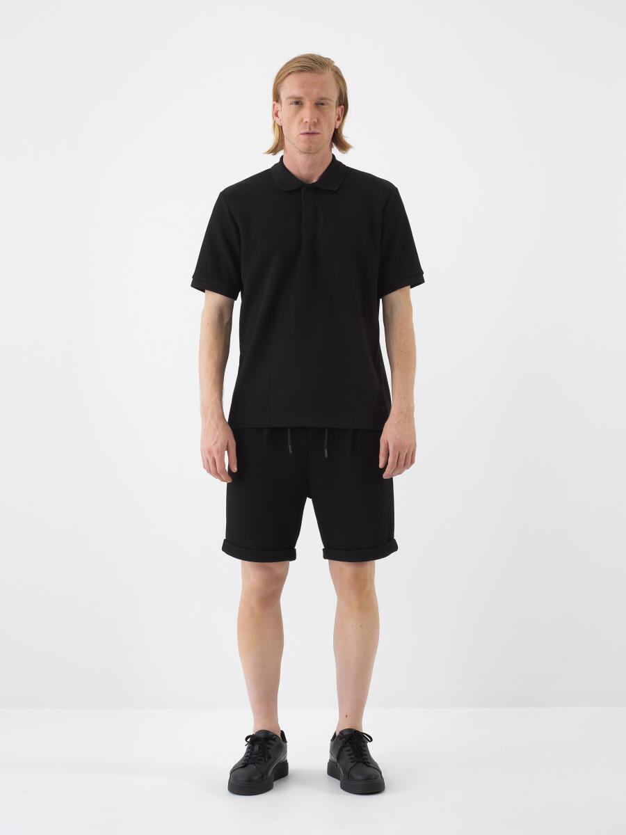 Black Regular Fit T-Shirt - 2