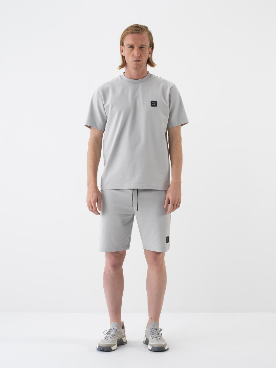 Gray Regular Fit Cotton T-Shirt - 2