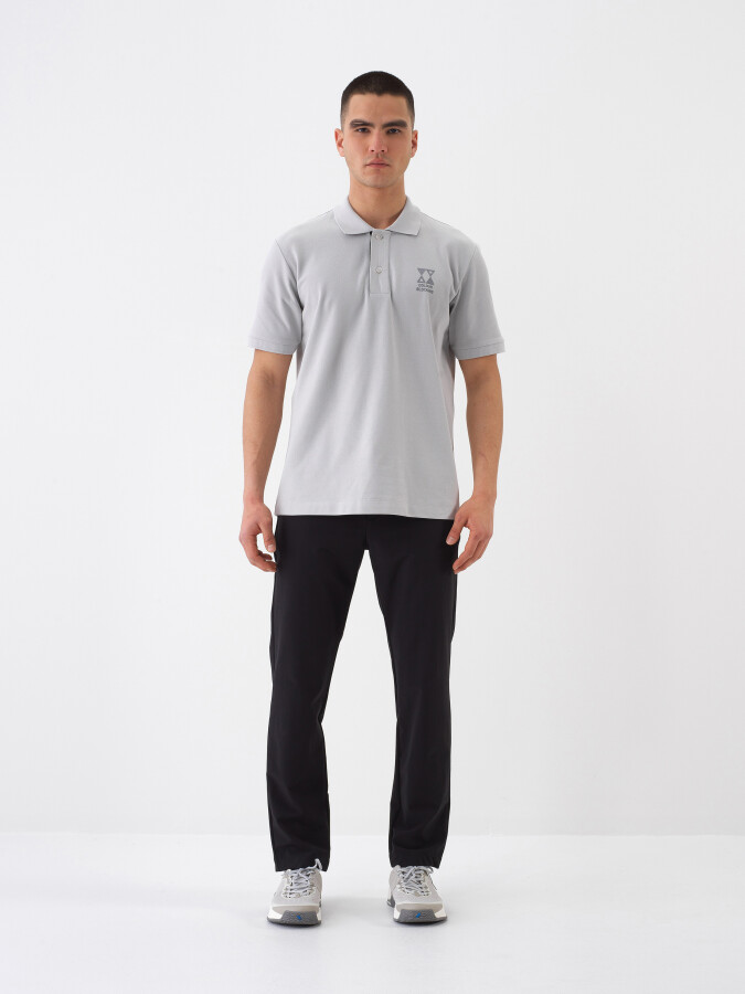 Gray Regular Fit Cotton T-Shirt - 2