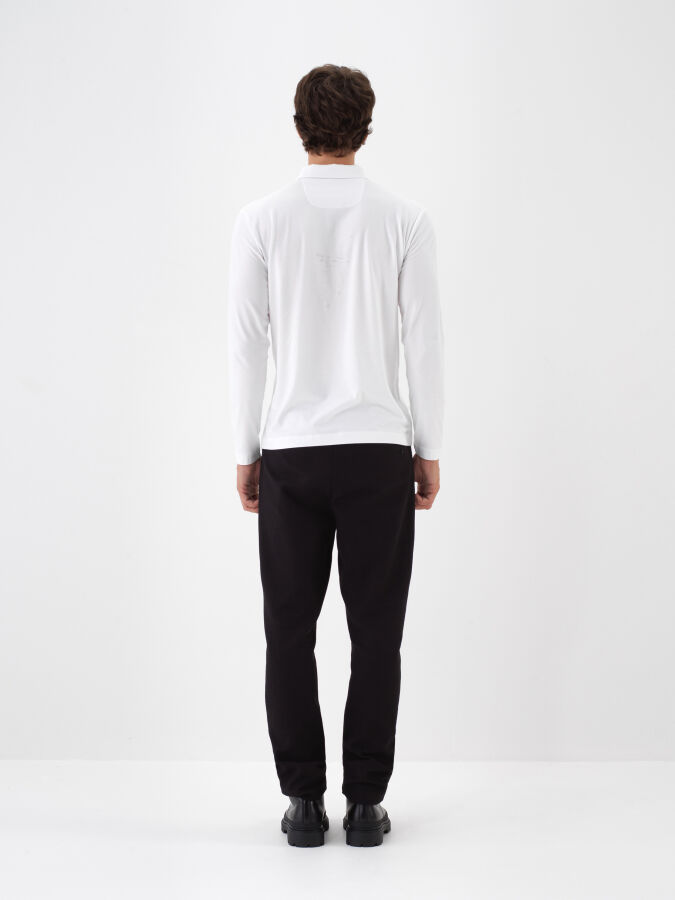 Modal Cotton Basic Polo Neck T-Shirt - Xint