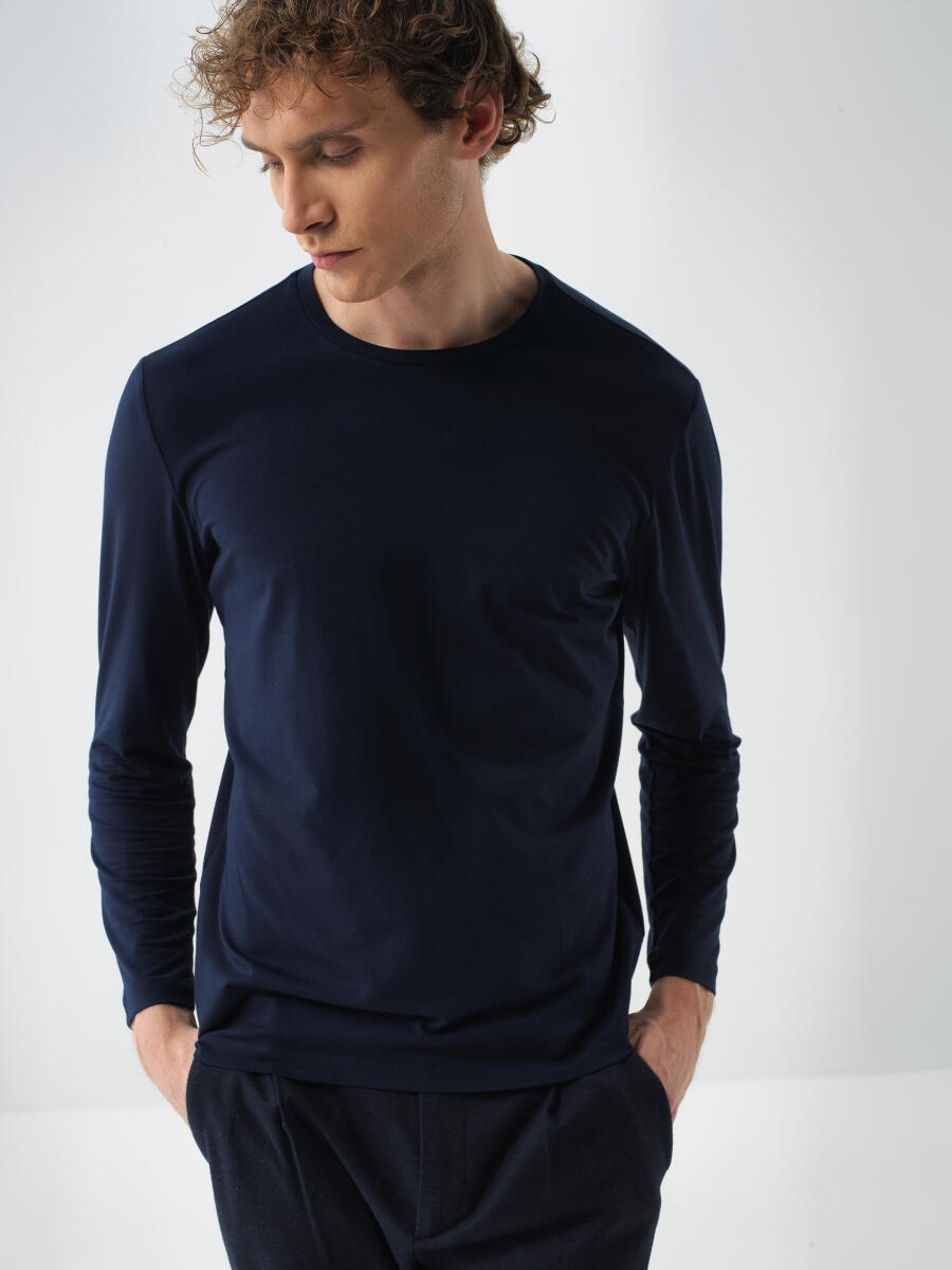 Modal Cotton Basic T-Shirt - 1