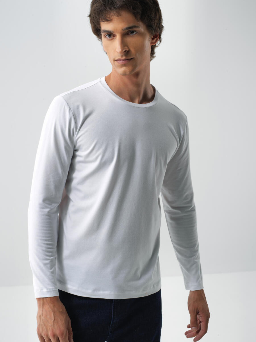 Modal Cotton Basic T-Shirt - 1